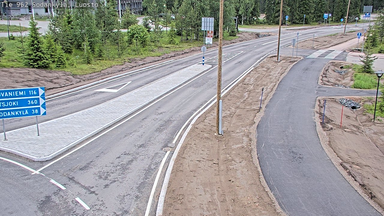 Kelikamerat Kuva Tie 962 Sodankylä, Luosto, Sodankylä, Lappi