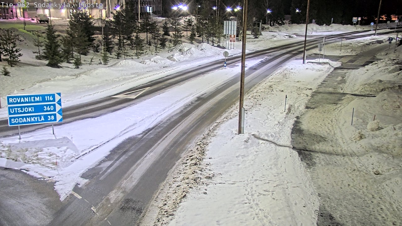 Kelikamerat Kuva Tie 962 Sodankylä, Luosto, Sodankylä, Lappi