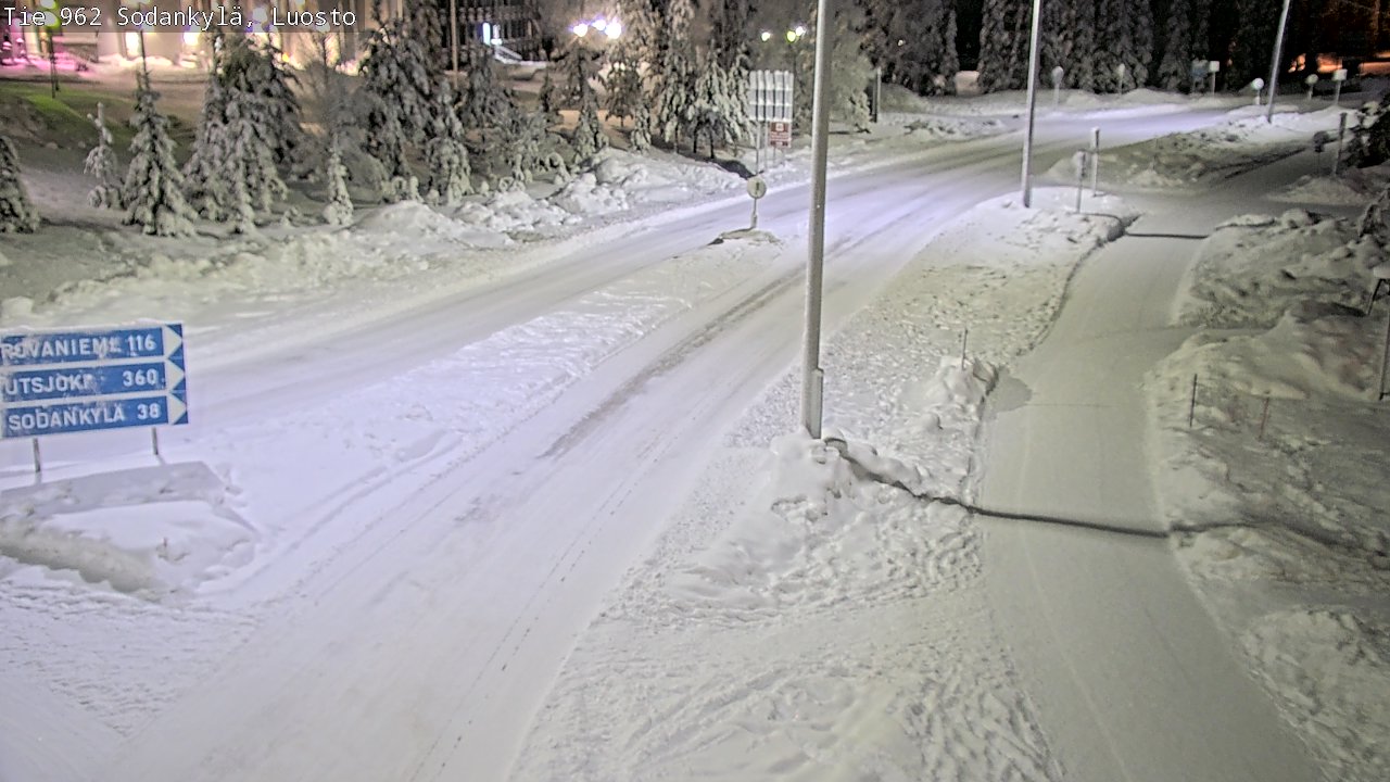 Kelikamerat Kuva Tie 962 Sodankylä, Luosto, Sodankylä, Lappi