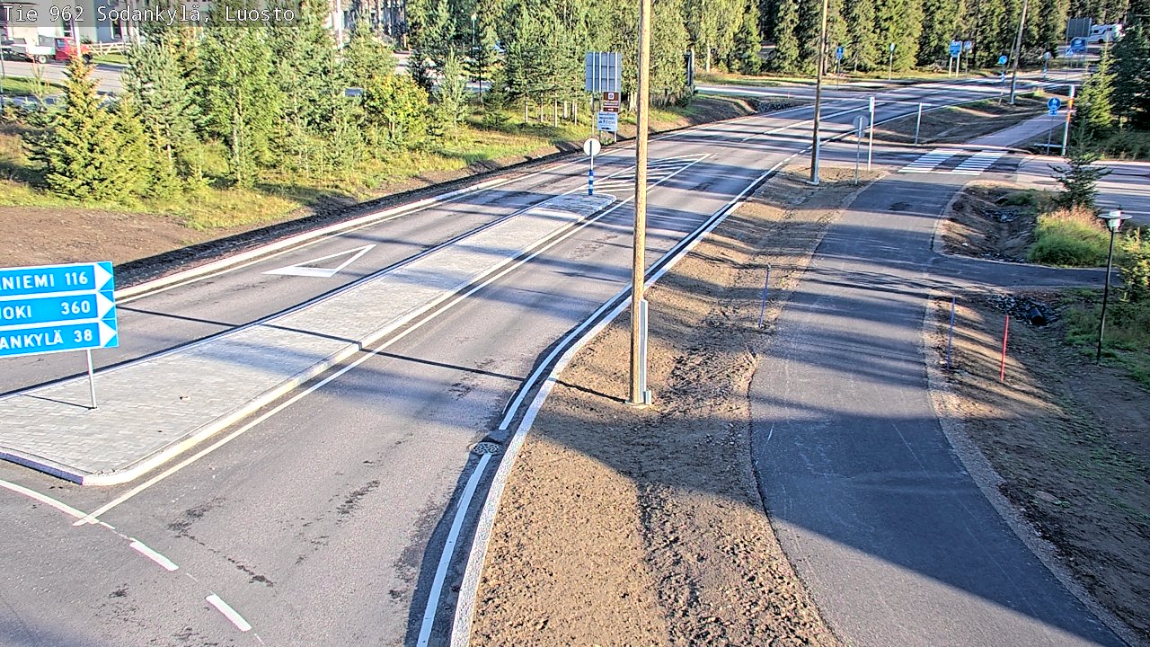 Weather Camera Image Väg 962 Sodankylä, Luosto, Sodankylä, Lappi