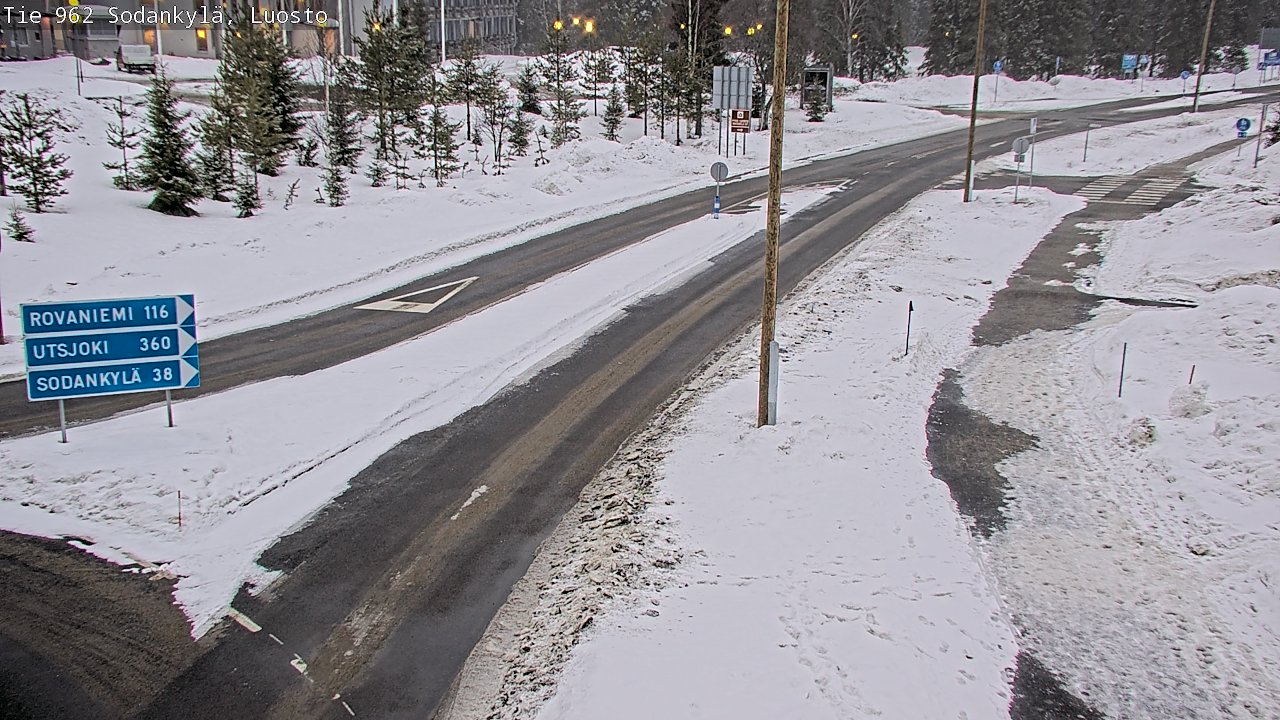 Kelikamerat Kuva Tie 962 Sodankylä, Luosto, Sodankylä, Lappi