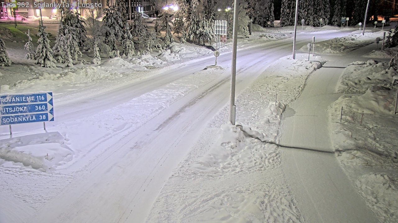 Kelikamerat Kuva Tie 962 Sodankylä, Luosto, Sodankylä, Lappi