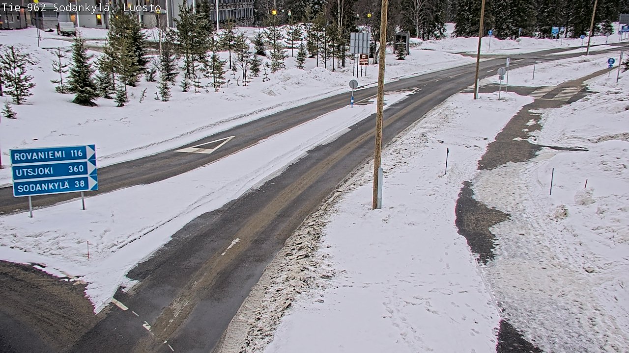 Kelikamerat Kuva Tie 962 Sodankylä, Luosto, Sodankylä, Lappi