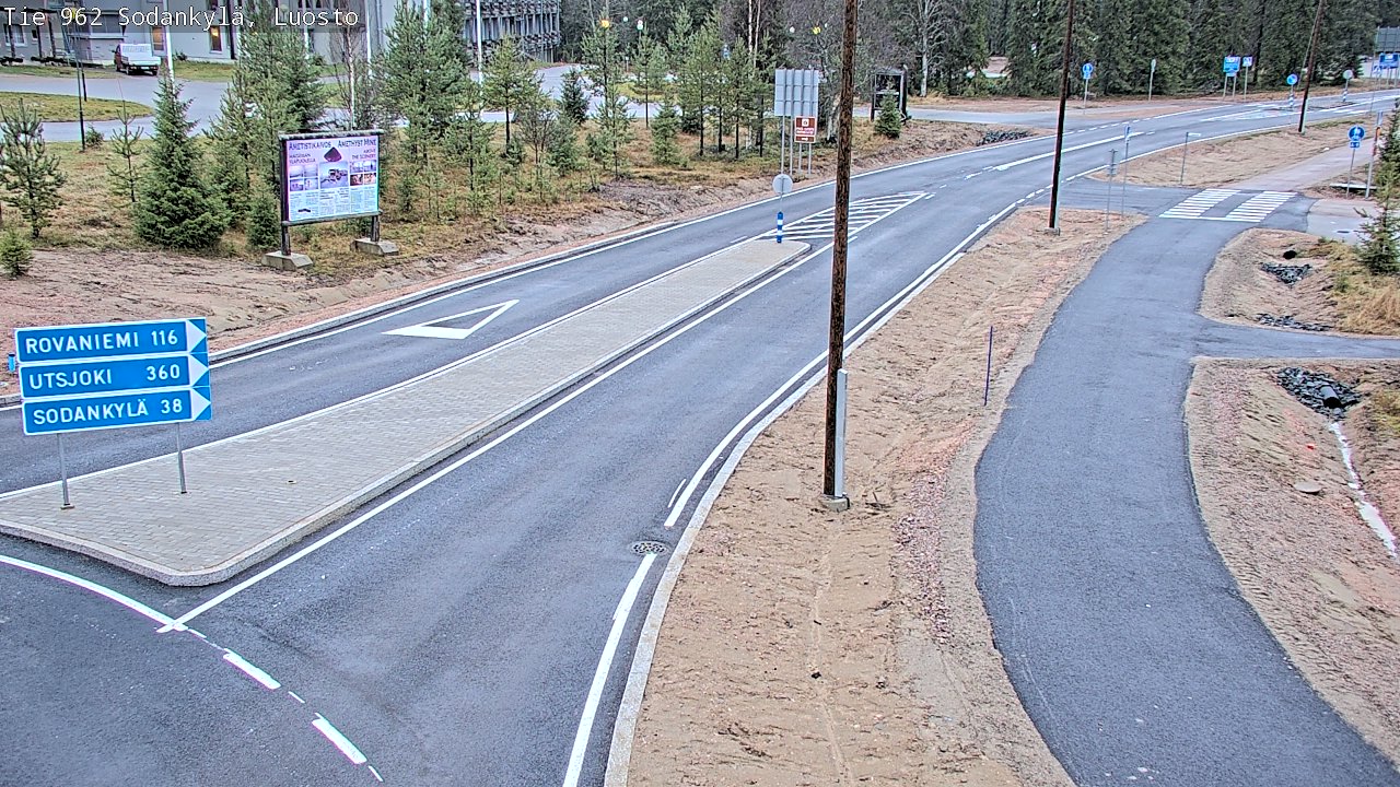 Kelikamerat Kuva Tie 962 Sodankylä, Luosto, Sodankylä, Lappi