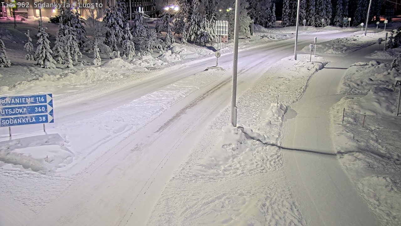 Kelikamerat Kuva Tie 962 Sodankylä, Luosto, Sodankylä, Lappi