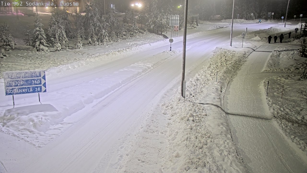 Weather Camera Image Väg 962 Sodankylä, Luosto, Sodankylä, Lappi