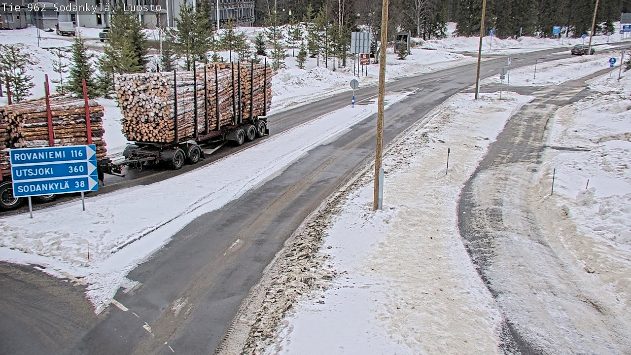 Kelikamerat Kuva Tie 962 Sodankylä, Luosto, Sodankylä, Lappi