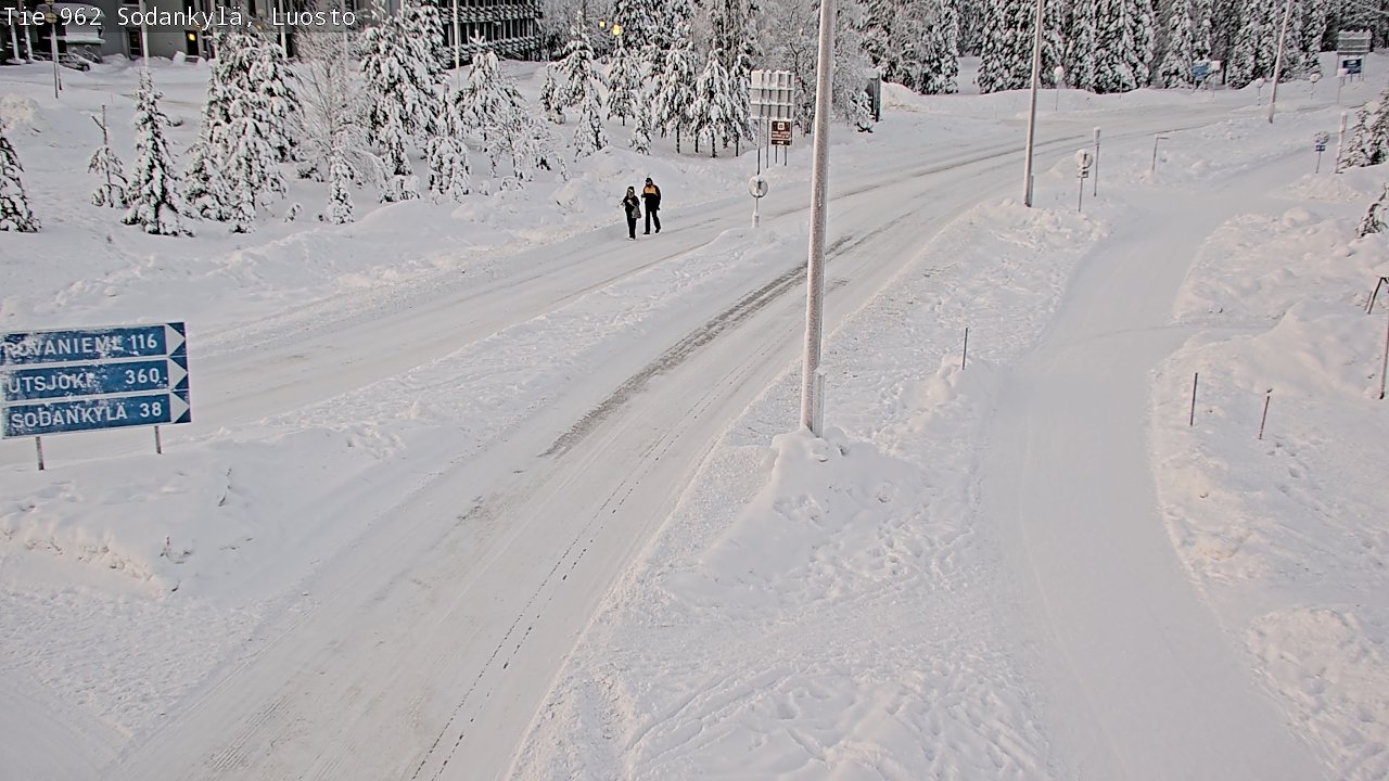 Kelikamerat Kuva Tie 962 Sodankylä, Luosto, Sodankylä, Lappi