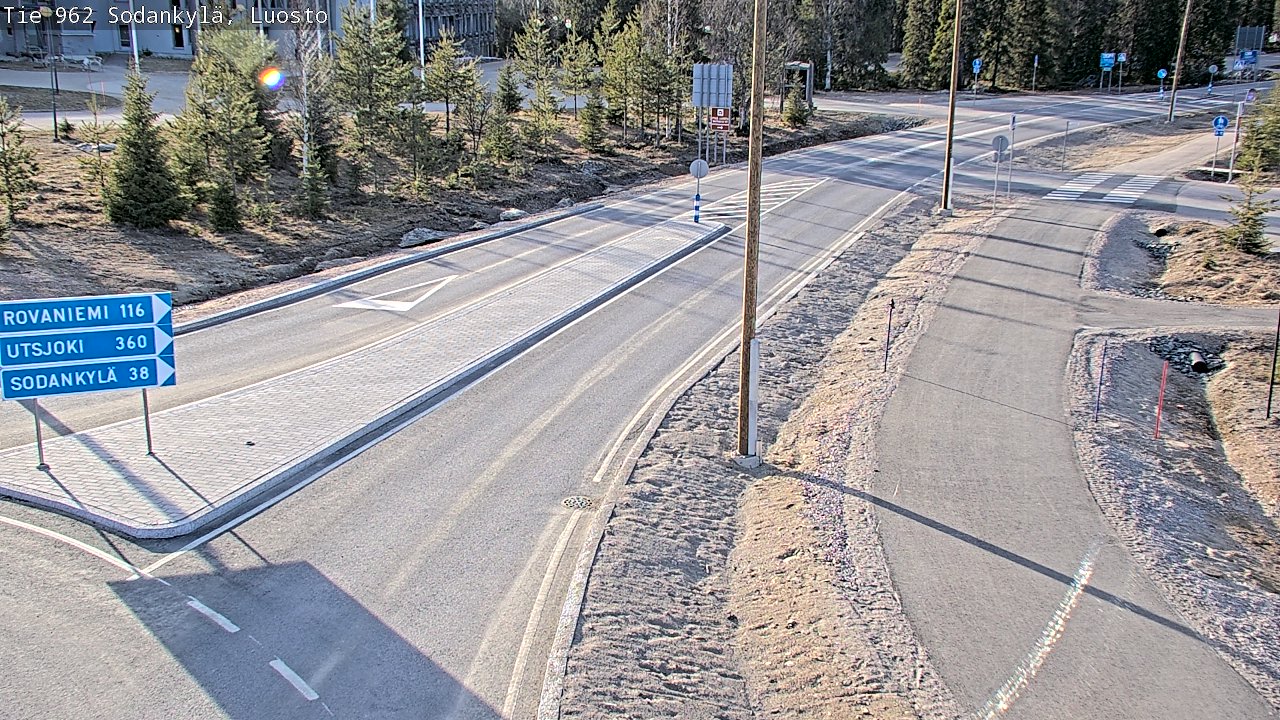Weather Camera Image Road 962 Sodankylä, Luosto, Sodankylä, Lappi