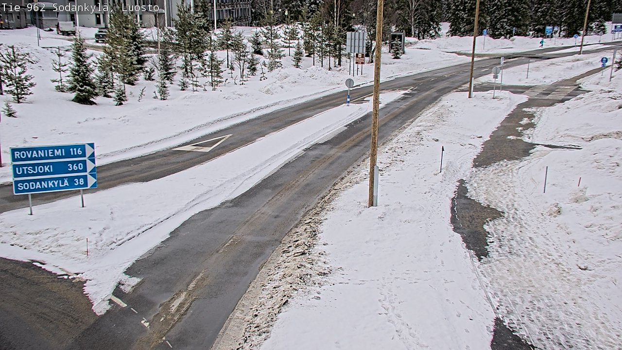 Kelikamerat Kuva Tie 962 Sodankylä, Luosto, Sodankylä, Lappi