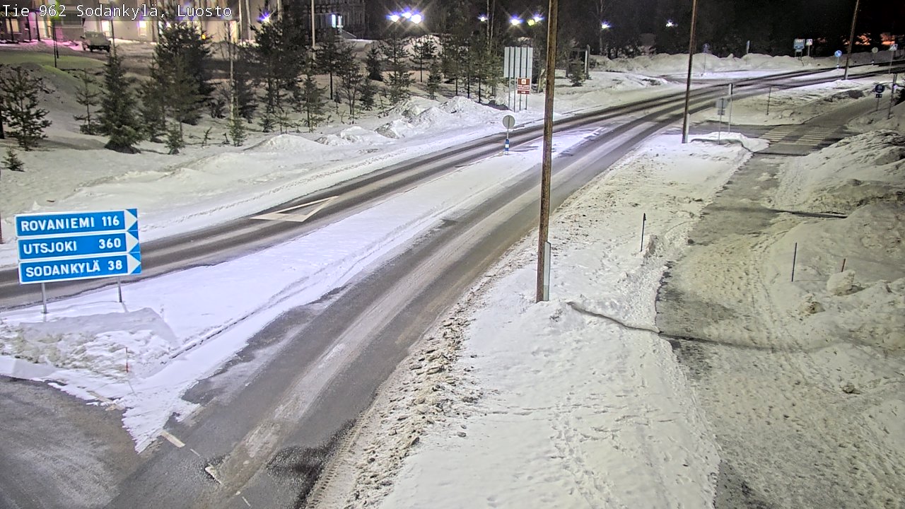 Kelikamerat Kuva Tie 962 Sodankylä, Luosto, Sodankylä, Lappi