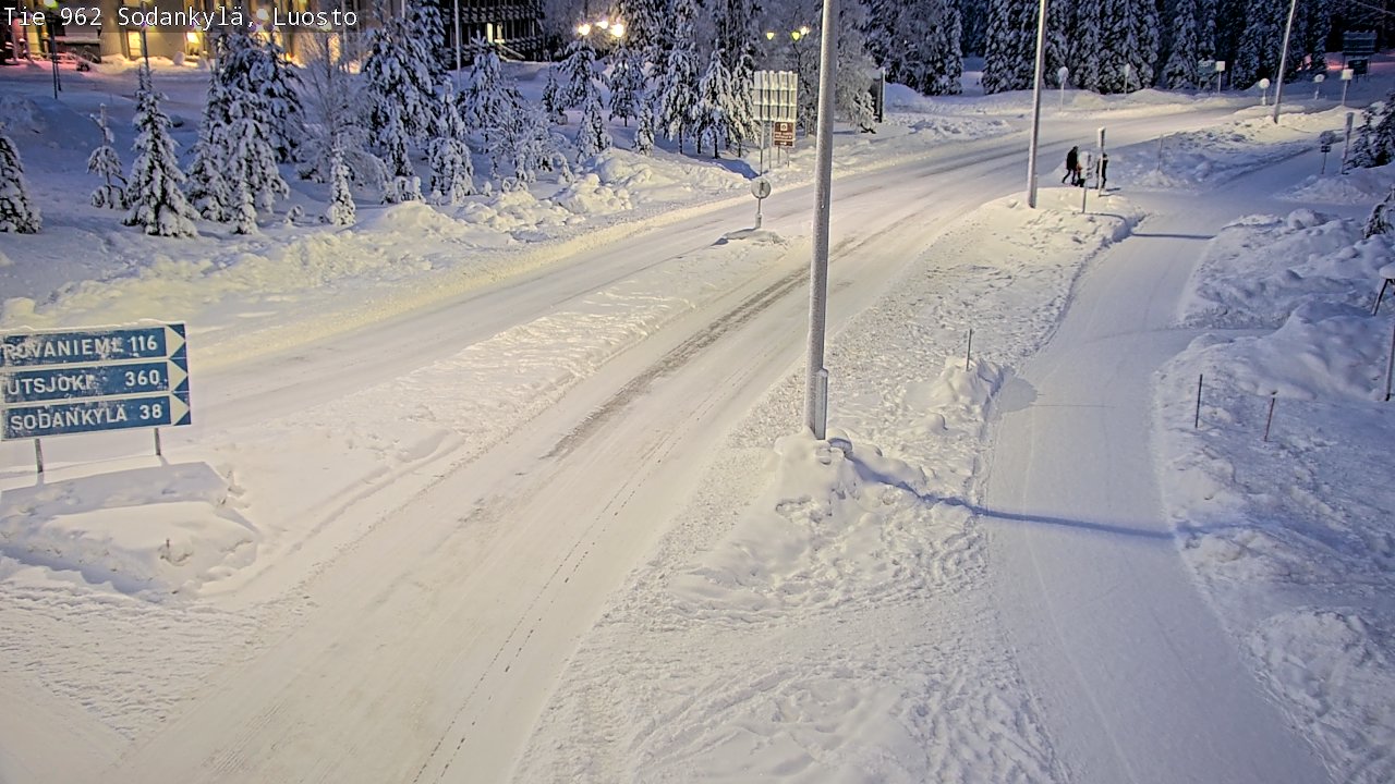 Kelikamerat Kuva Tie 962 Sodankylä, Luosto, Sodankylä, Lappi