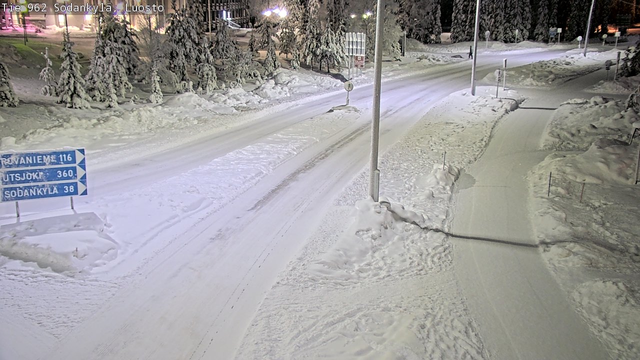 Kelikamerat Kuva Tie 962 Sodankylä, Luosto, Sodankylä, Lappi