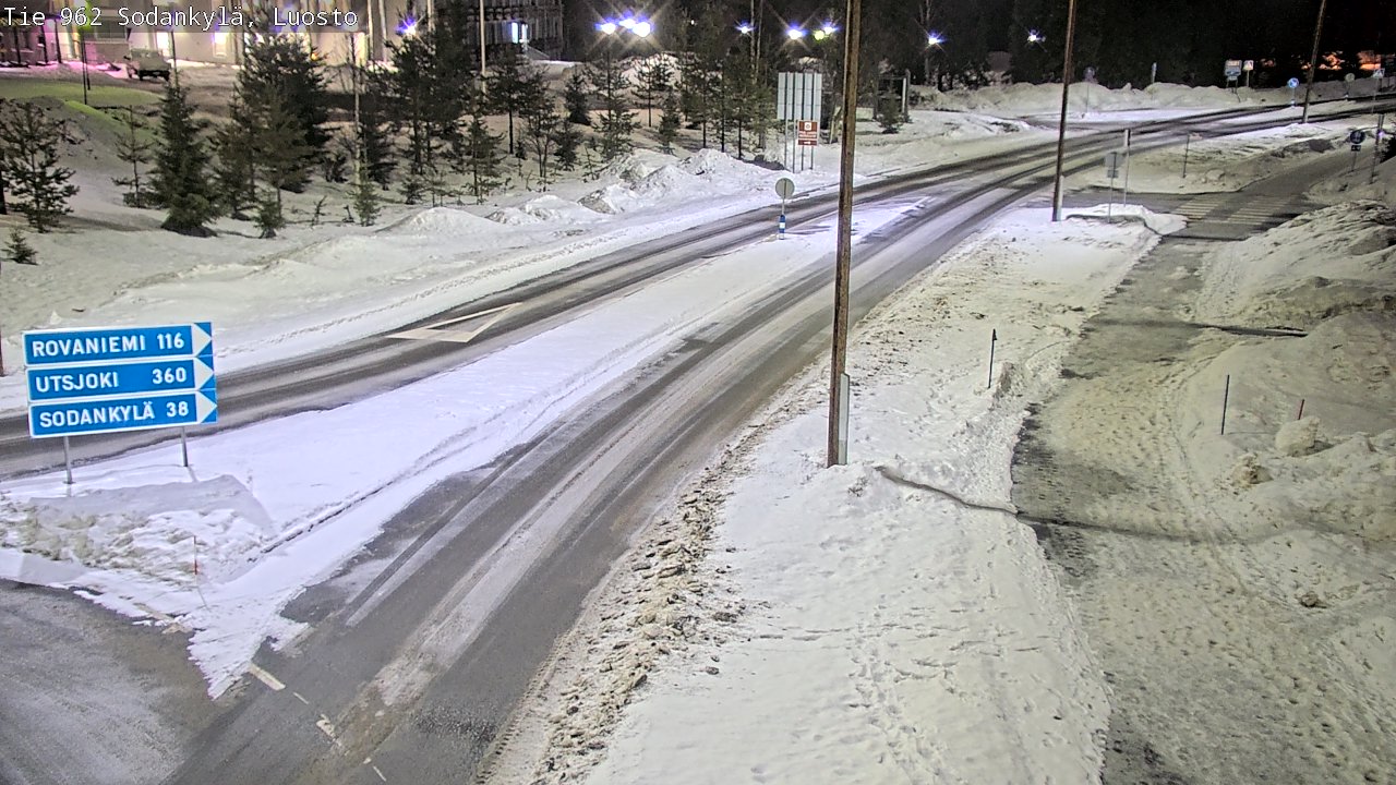 Kelikamerat Kuva Tie 962 Sodankylä, Luosto, Sodankylä, Lappi