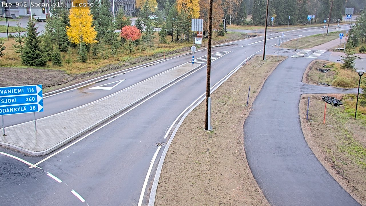 Weather Camera Image Väg 962 Sodankylä, Luosto, Sodankylä, Lappi