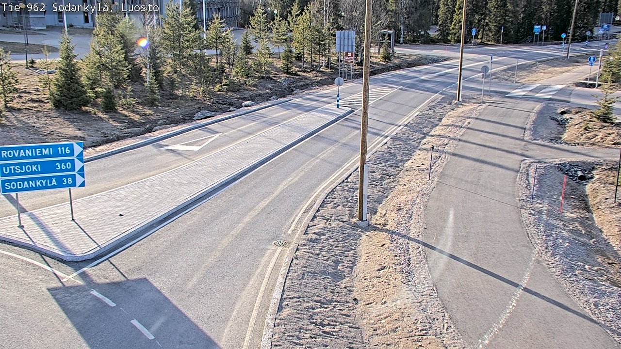 Weather Camera Image Road 962 Sodankylä, Luosto, Sodankylä, Lappi