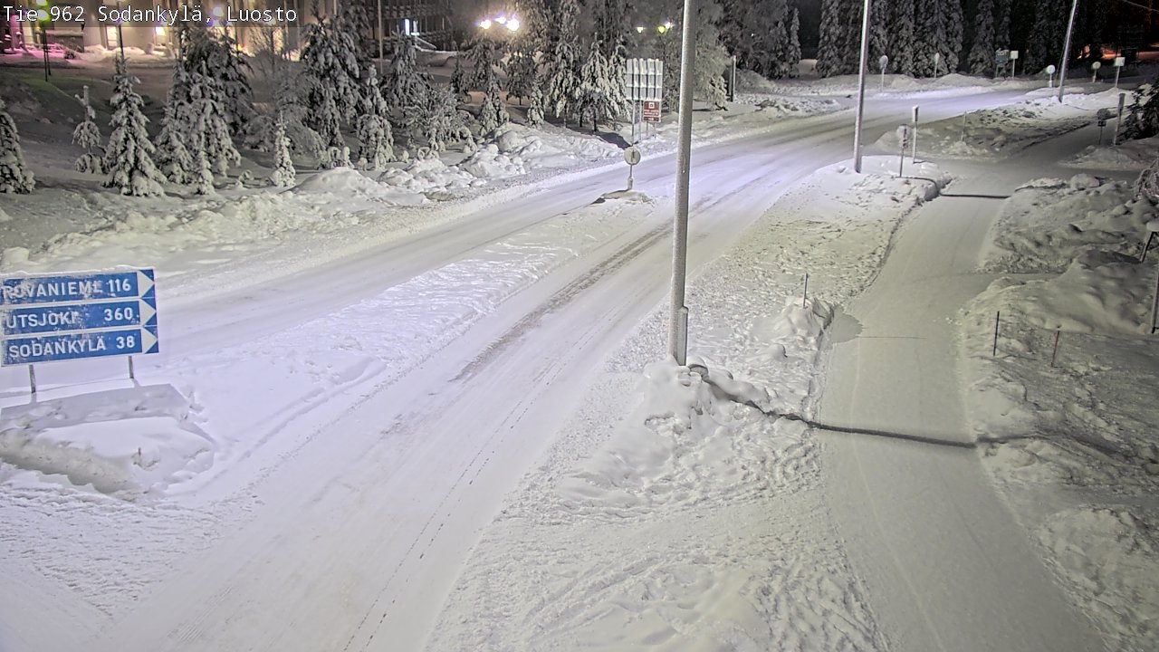 Kelikamerat Kuva Tie 962 Sodankylä, Luosto, Sodankylä, Lappi