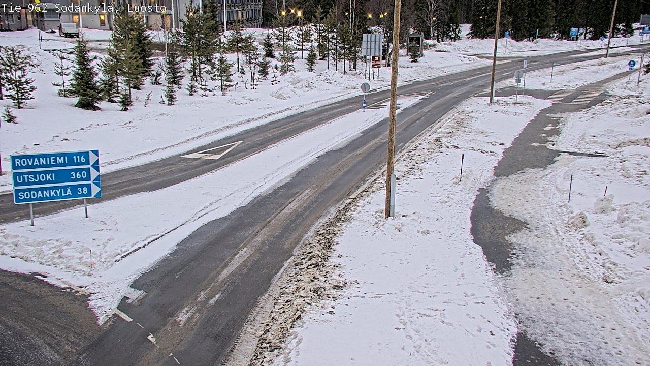 Kelikamerat Kuva Tie 962 Sodankylä, Luosto, Sodankylä, Lappi
