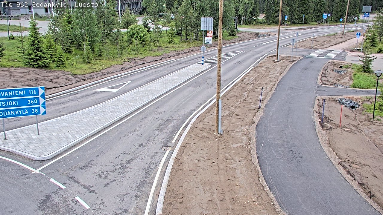 Kelikamerat Kuva Tie 962 Sodankylä, Luosto, Sodankylä, Lappi