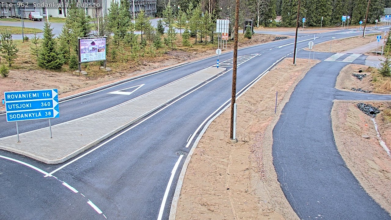 Kelikamerat Kuva Tie 962 Sodankylä, Luosto, Sodankylä, Lappi