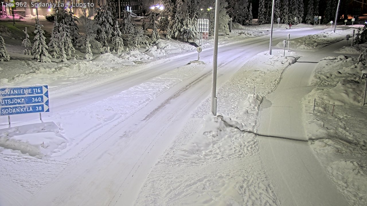 Kelikamerat Kuva Tie 962 Sodankylä, Luosto, Sodankylä, Lappi