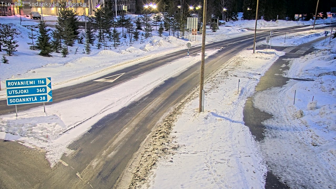 Kelikamerat Kuva Tie 962 Sodankylä, Luosto, Sodankylä, Lappi