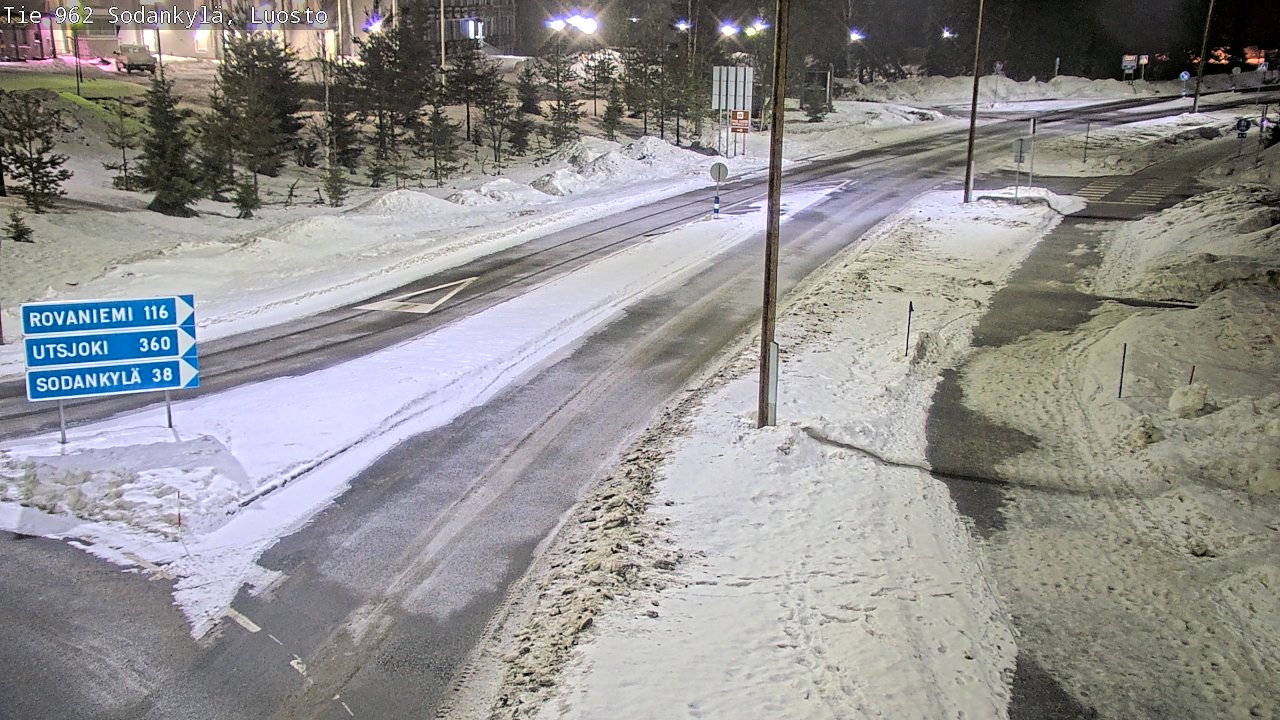 Kelikamerat Kuva Tie 962 Sodankylä, Luosto, Sodankylä, Lappi