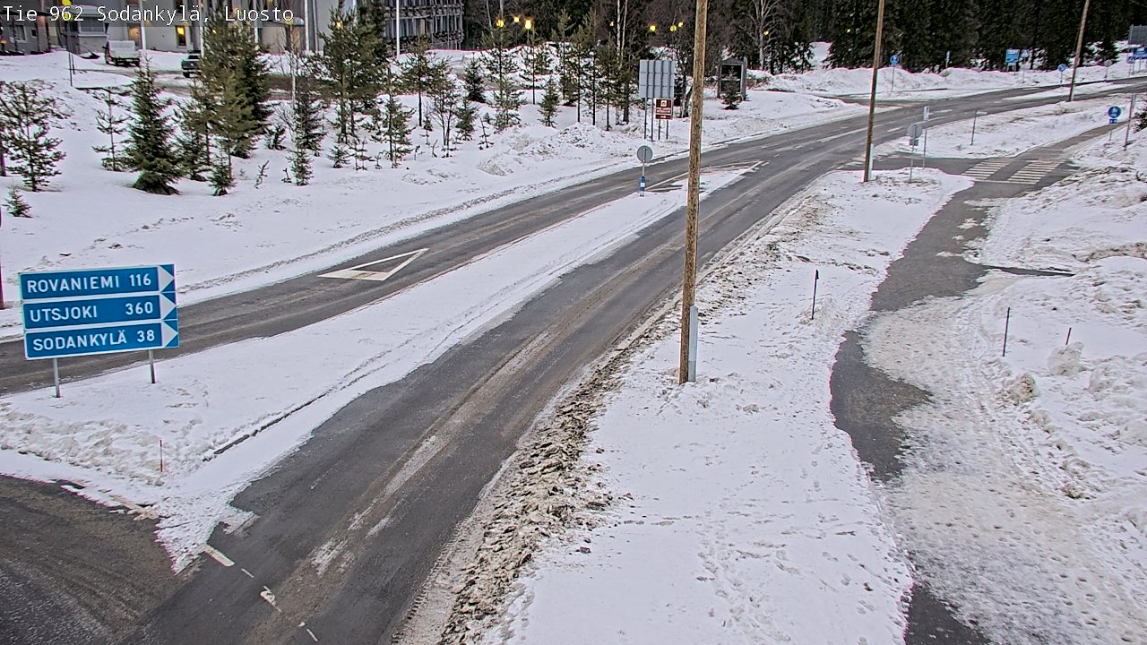 Kelikamerat Kuva Tie 962 Sodankylä, Luosto, Sodankylä, Lappi