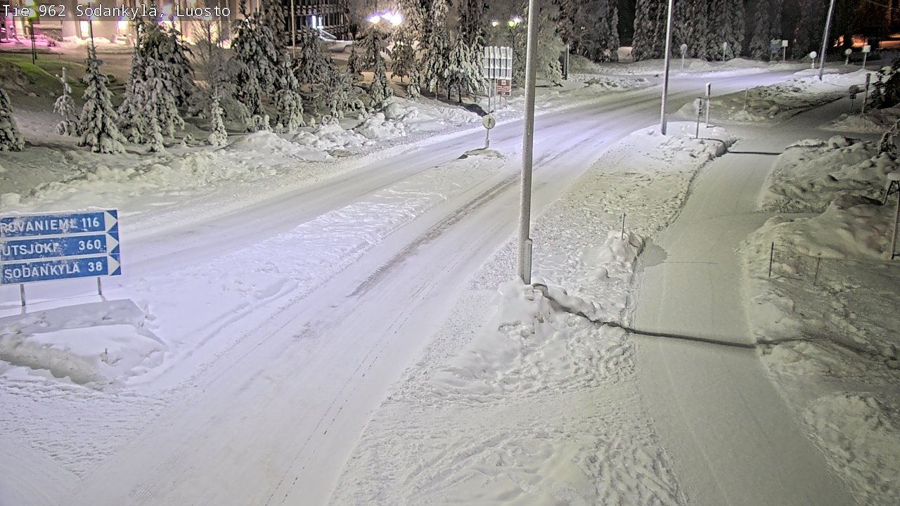 Kelikamerat Kuva Tie 962 Sodankylä, Luosto, Sodankylä, Lappi