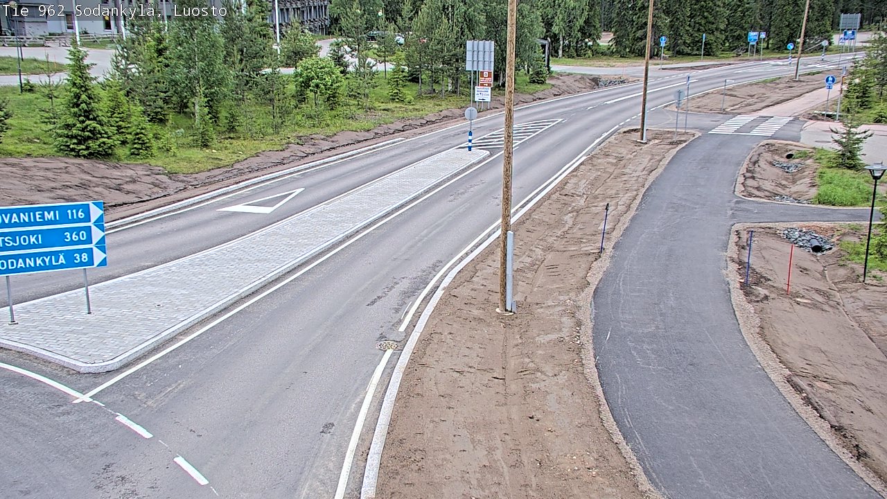 Kelikamerat Kuva Tie 962 Sodankylä, Luosto, Sodankylä, Lappi