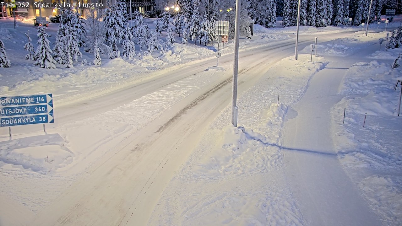 Kelikamerat Kuva Tie 962 Sodankylä, Luosto, Sodankylä, Lappi