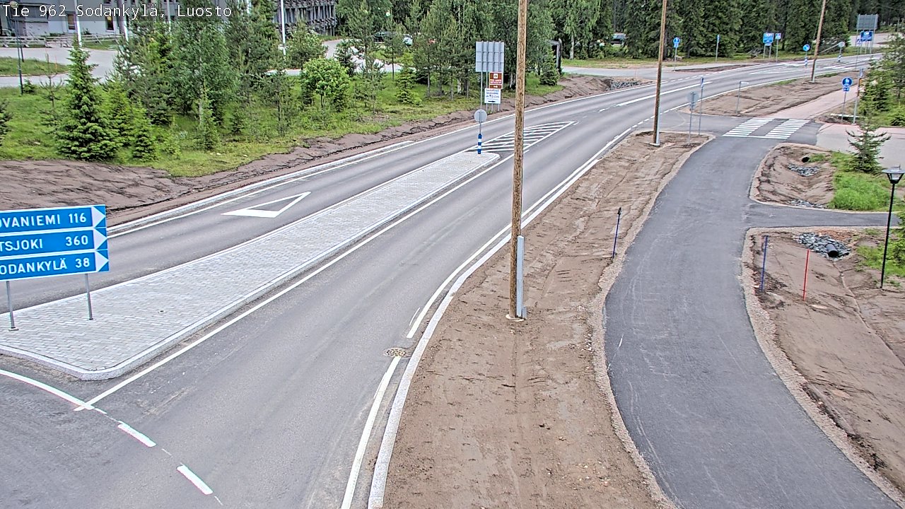 Kelikamerat Kuva Tie 962 Sodankylä, Luosto, Sodankylä, Lappi