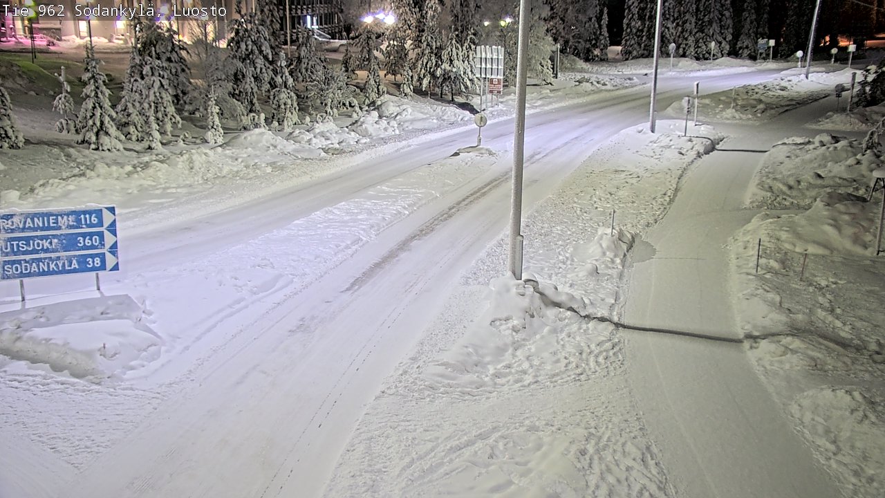 Kelikamerat Kuva Tie 962 Sodankylä, Luosto, Sodankylä, Lappi