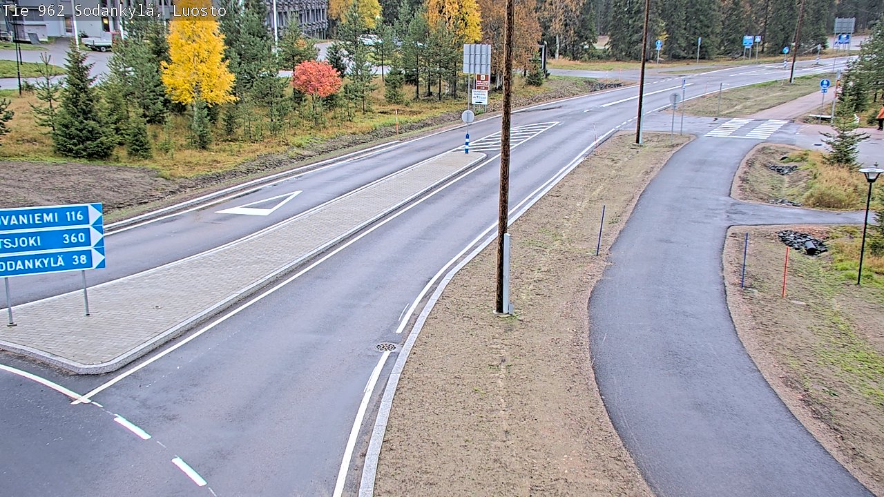 Weather Camera Image Väg 962 Sodankylä, Luosto, Sodankylä, Lappi