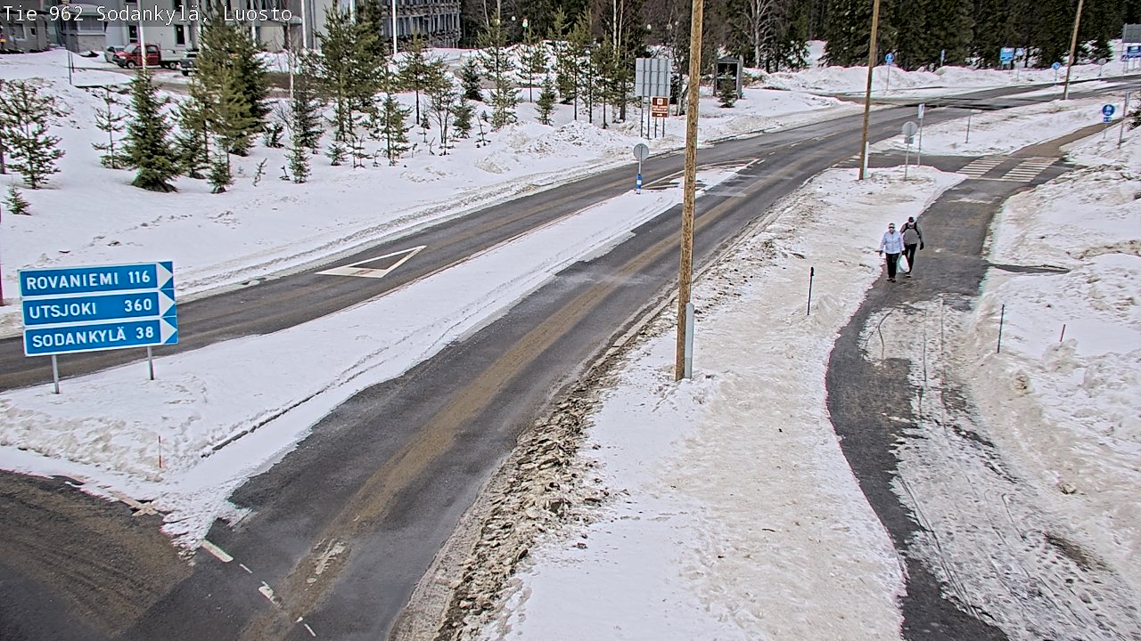 Weather Camera Image Väg 962 Sodankylä, Luosto, Sodankylä, Lappi