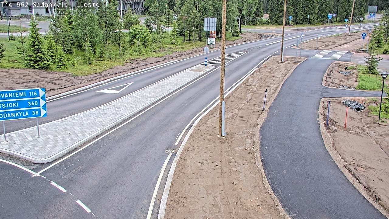 Kelikamerat Kuva Tie 962 Sodankylä, Luosto, Sodankylä, Lappi