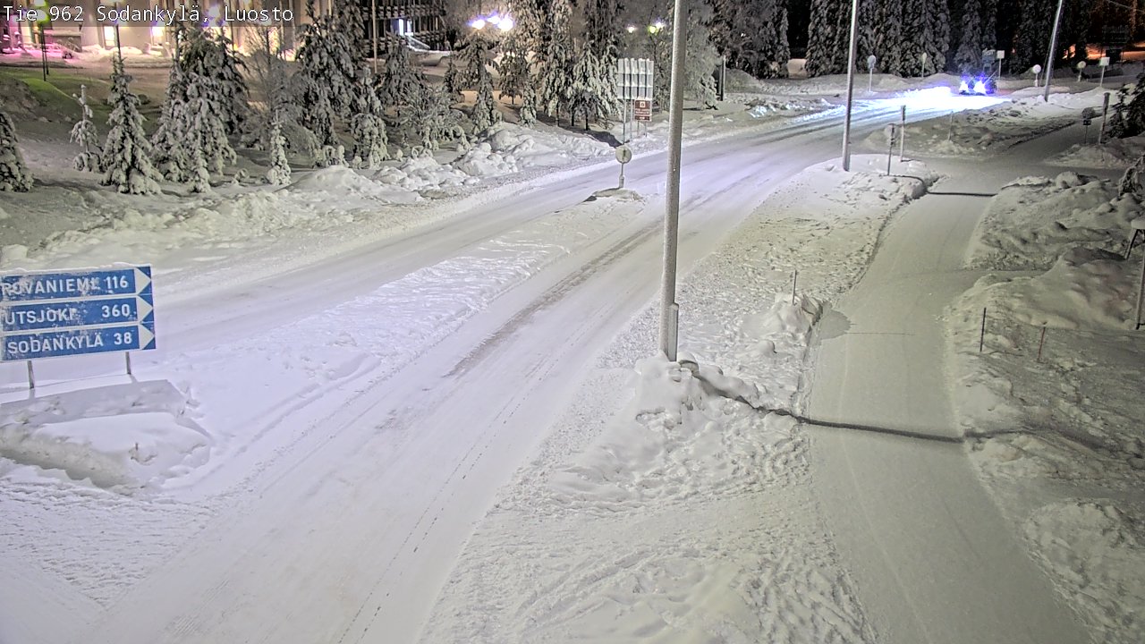 Kelikamerat Kuva Tie 962 Sodankylä, Luosto, Sodankylä, Lappi