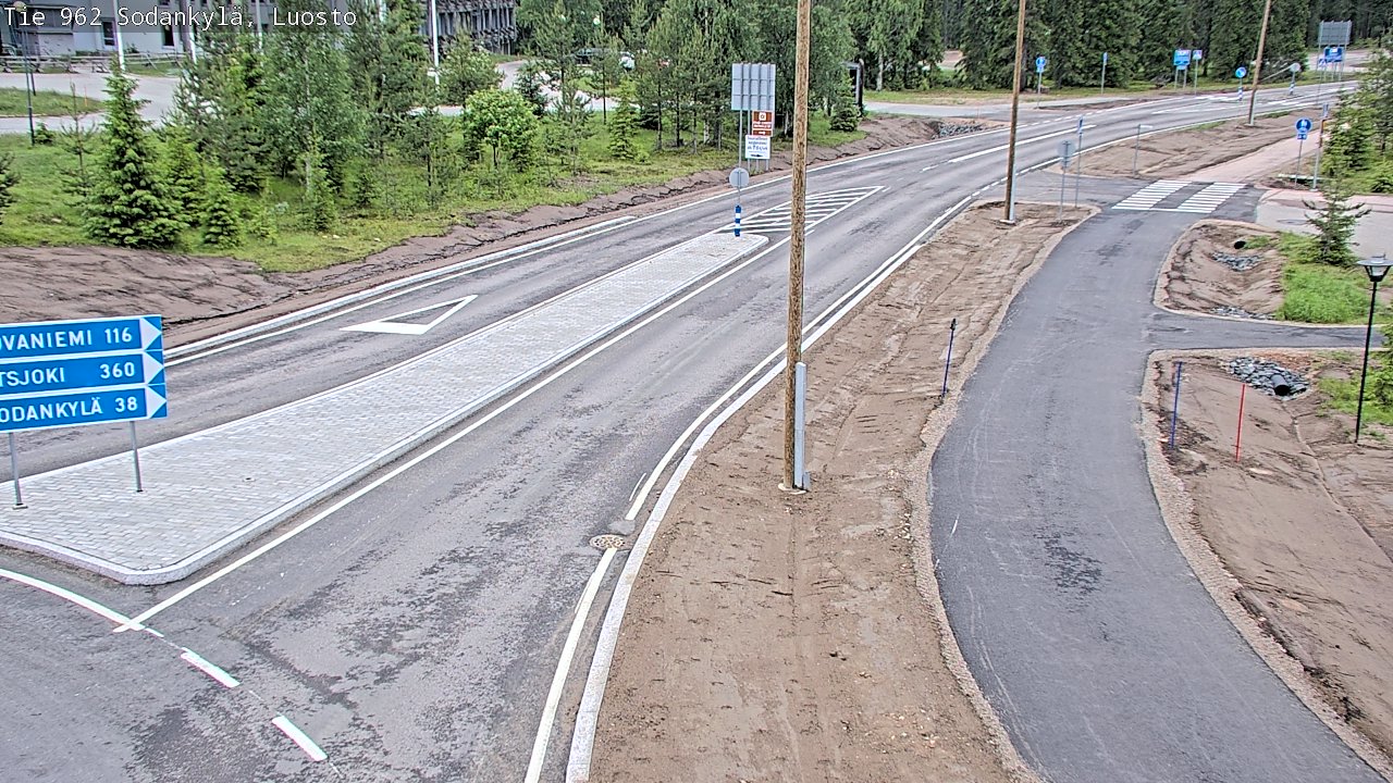 Kelikamerat Kuva Tie 962 Sodankylä, Luosto, Sodankylä, Lappi