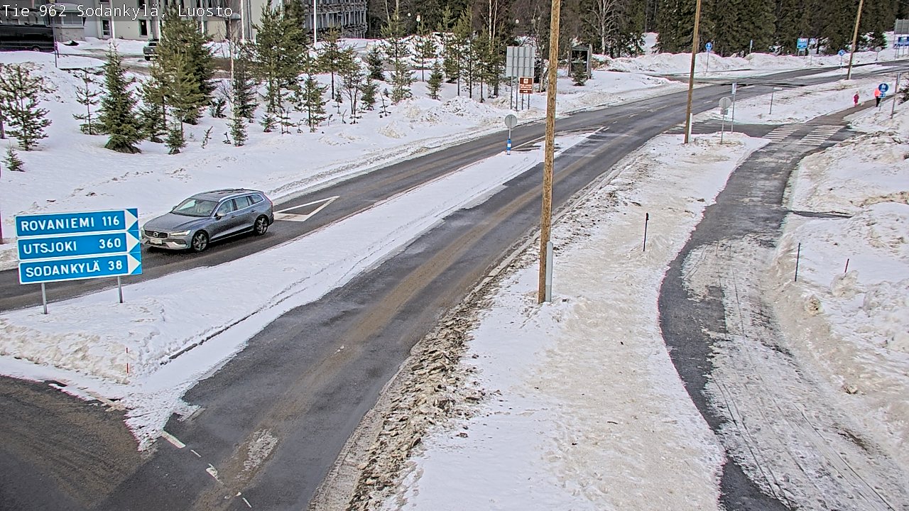 Weather Camera Image Väg 962 Sodankylä, Luosto, Sodankylä, Lappi