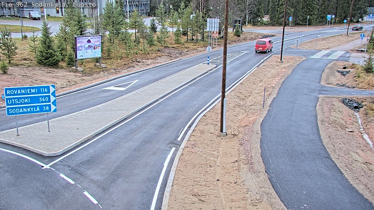 Kelikamerat Kuva Tie 962 Sodankylä, Luosto, Sodankylä, Lappi