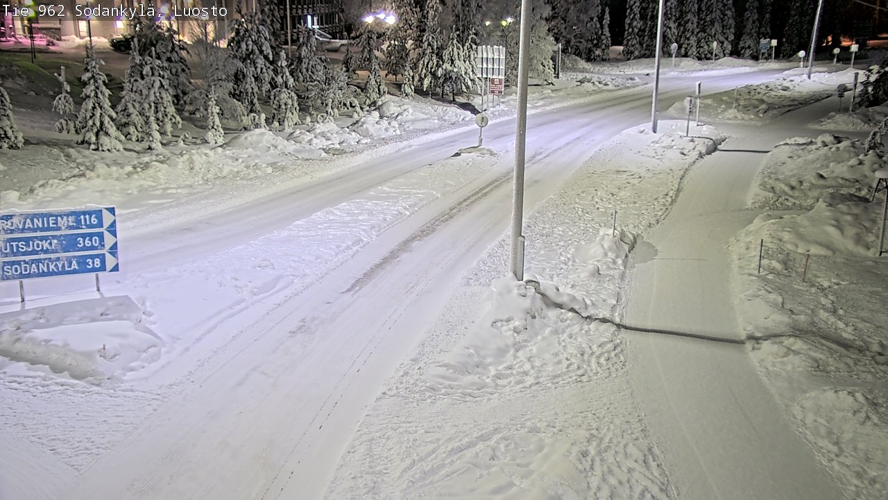 Kelikamerat Kuva Tie 962 Sodankylä, Luosto, Sodankylä, Lappi