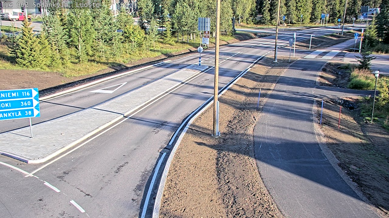 Weather Camera Image Väg 962 Sodankylä, Luosto, Sodankylä, Lappi