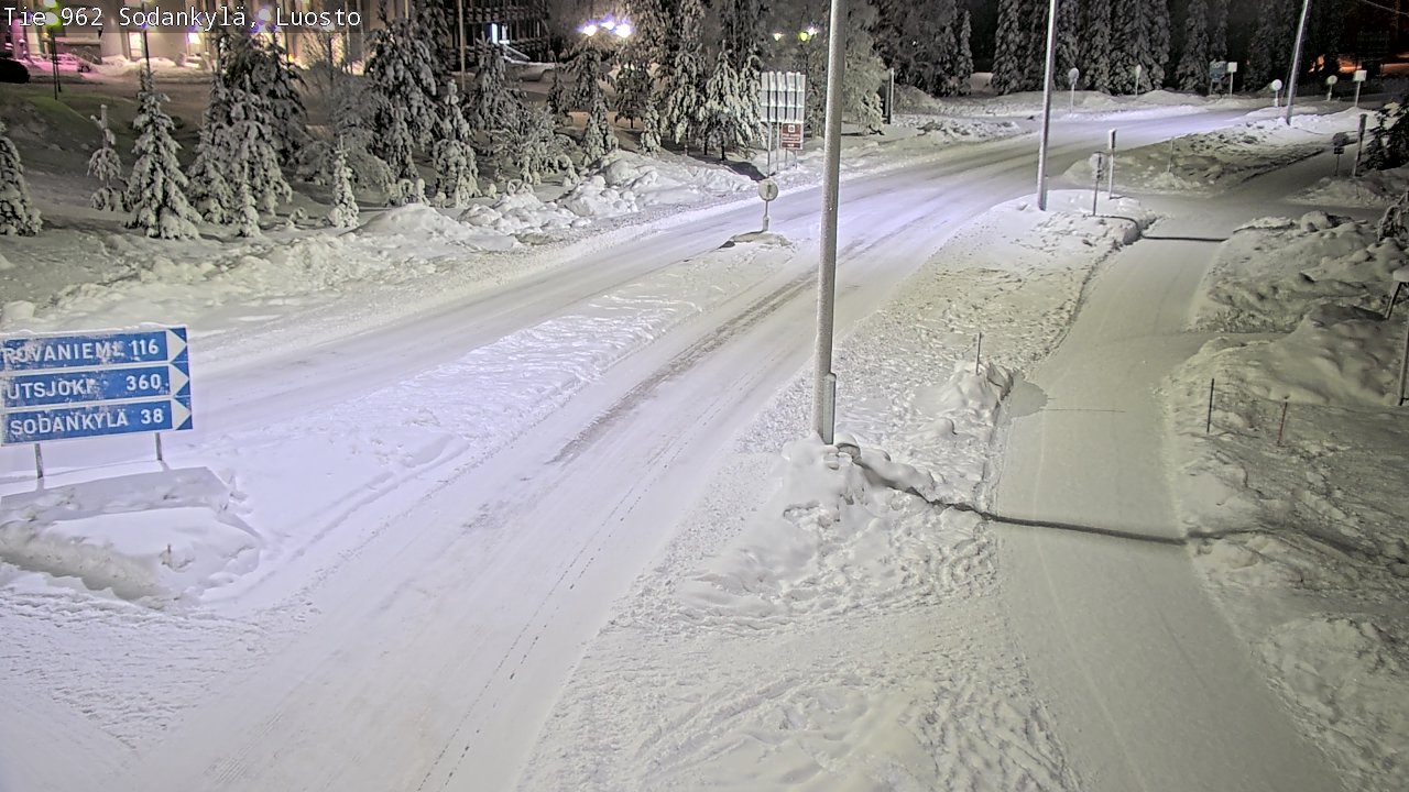 Kelikamerat Kuva Tie 962 Sodankylä, Luosto, Sodankylä, Lappi