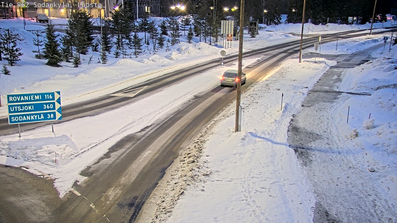 Kelikamerat Kuva Tie 962 Sodankylä, Luosto, Sodankylä, Lappi