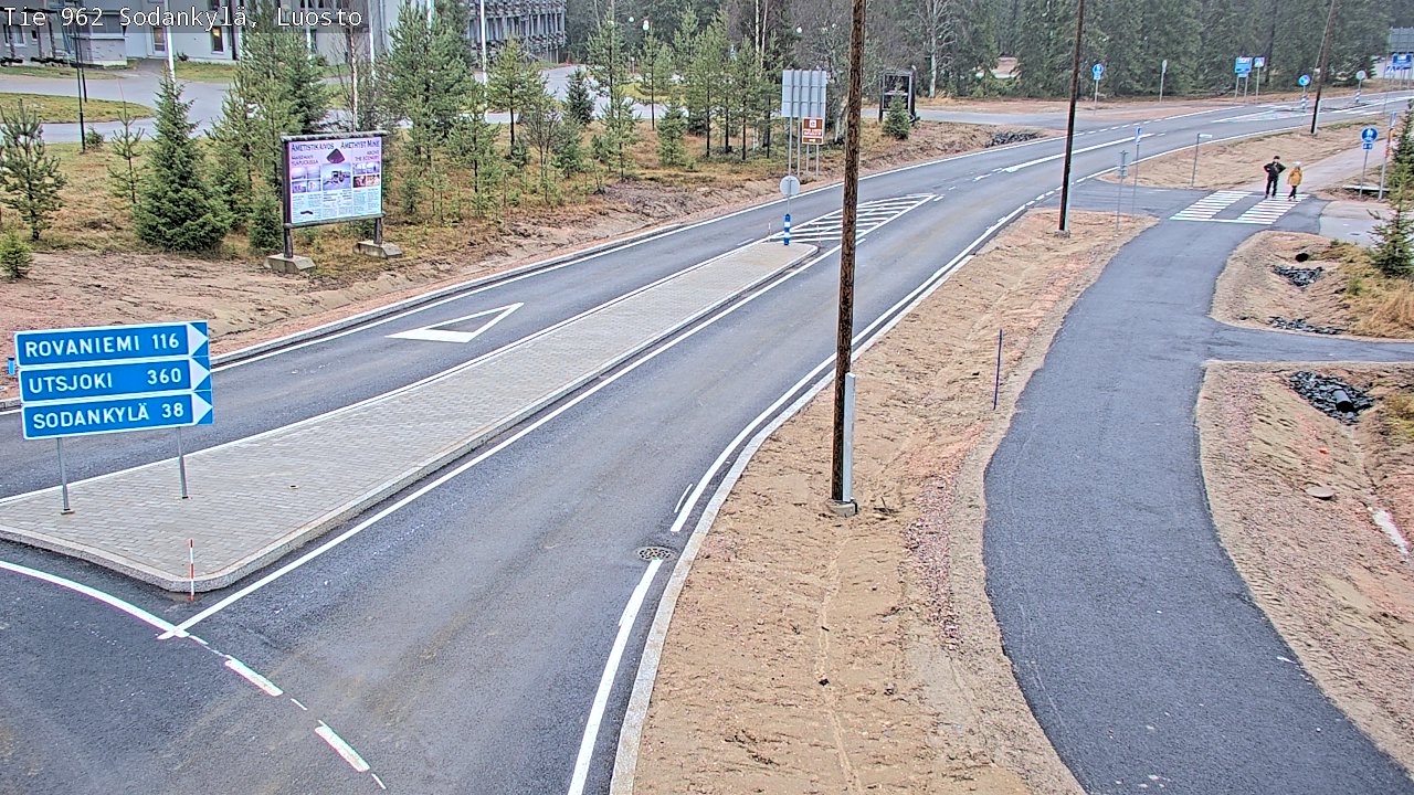 Weather Camera Image Road 962 Sodankylä, Luosto, Sodankylä, Lappi