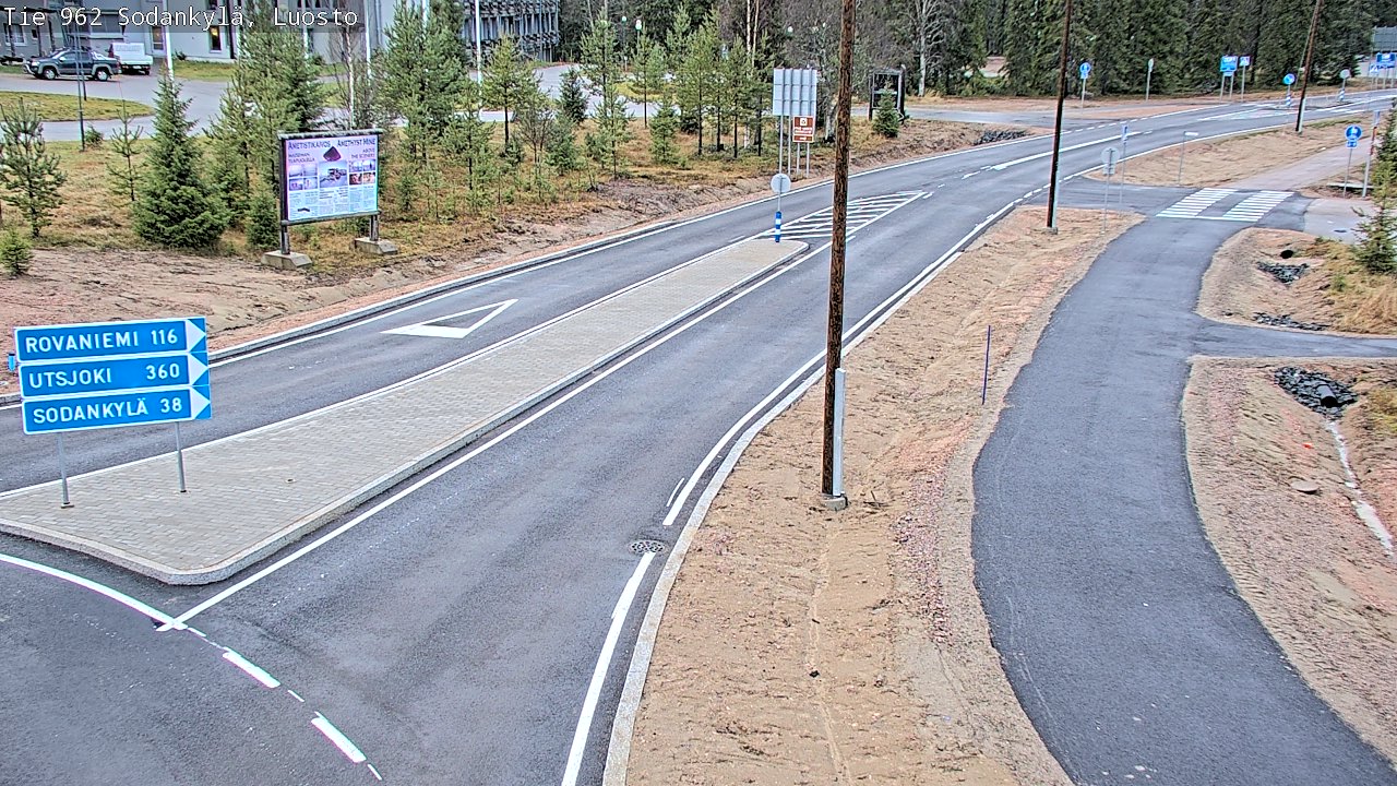 Kelikamerat Kuva Tie 962 Sodankylä, Luosto, Sodankylä, Lappi