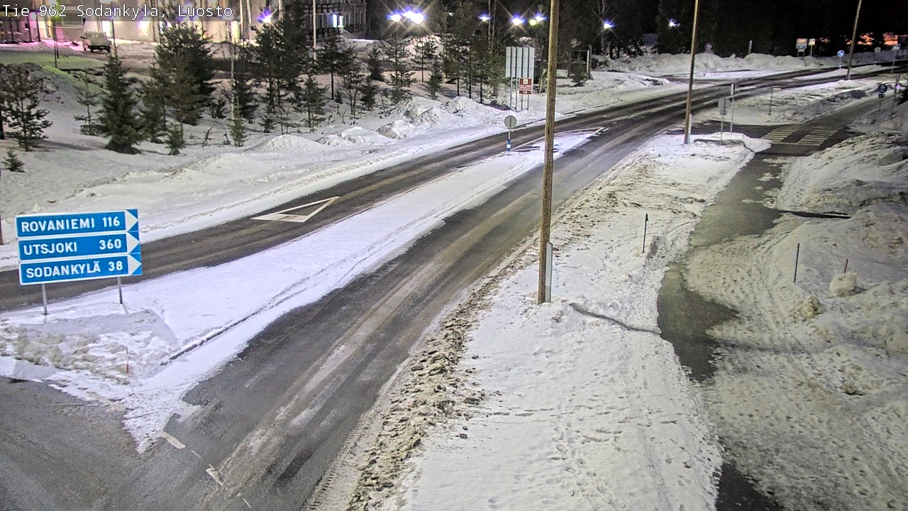 Kelikamerat Kuva Tie 962 Sodankylä, Luosto, Sodankylä, Lappi