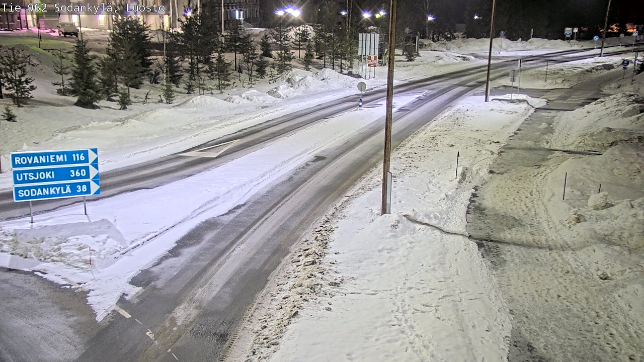 Kelikamerat Kuva Tie 962 Sodankylä, Luosto, Sodankylä, Lappi