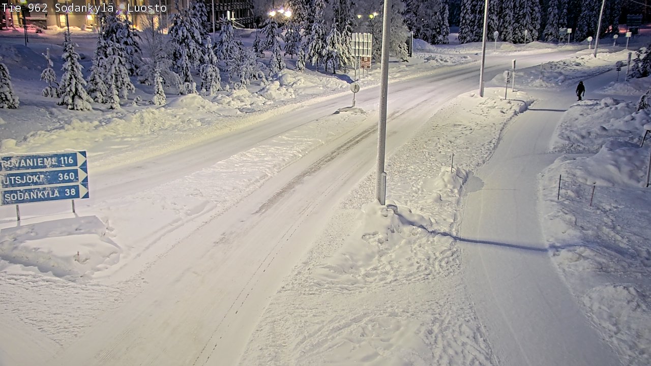 Kelikamerat Kuva Tie 962 Sodankylä, Luosto, Sodankylä, Lappi