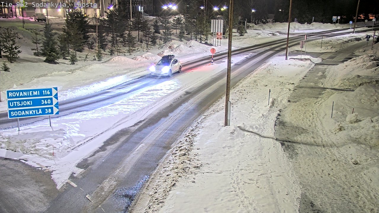 Kelikamerat Kuva Tie 962 Sodankylä, Luosto, Sodankylä, Lappi